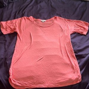 Gap Maternity Orange Top, Size Medium.
